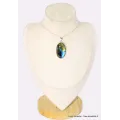 Gros pendentif Labradorite bleu jaune - Pendentifs pierres naturelles
