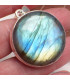 Très gros pendentif Labradorite grade AAA Pendentifs pierres naturelles BK49.6