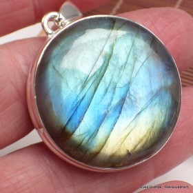 Très gros pendentif Labradorite grade AAA Bijoux en Labradorite BK49.6