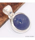 Pendentif rond en Tanzanite cabochon Pendentifs pierres naturelles BK50