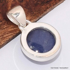 Pendentif rond en Tanzanite cabochon 