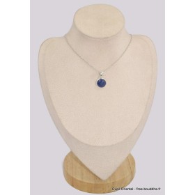Pendentif rond en Tanzanite cabochon Pendentifs pierres naturelles BK50