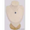 Pendentif rond en Tanzanite cabochon Pendentifs pierres naturelles BK50
