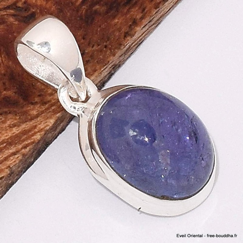 Pendentif Tanzanite cabochon oval 