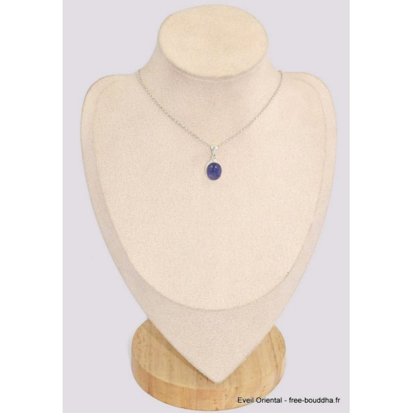 Pendentif Tanzanite cabochon oval Bijoux en Tanzanite BK50.2