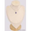 Pendentif Tanzanite cabochon oval Bijoux en Tanzanite BK50.2