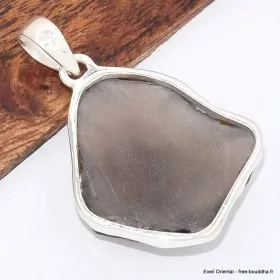 Pendentif Colombianite tectite colombienne serti clos-ch - Pendentifs pierres naturelles