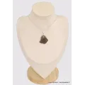 Pendentif Colombianite tectite colombienne serti clos-ch - Pendentifs pierres naturelles