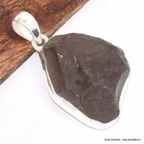 Pendentif Colombianite tectite colombienne asymétrique - Pendentifs pierres naturelles