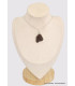 Pendentif Colombianite tectite colombienne asymétrique Pendentifs pierres naturelles BK51.1