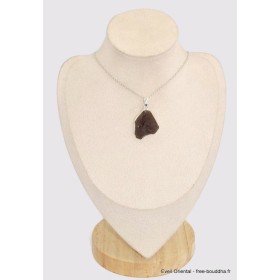 Pendentif Colombianite tectite colombienne asymétrique Pendentifs pierres naturelles BK51.1