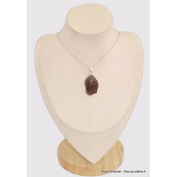 Pendentif Colombianite tectite colombienne forme libre-cg Pendentifs pierres naturelles BK51.2