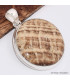 Pendentif rond en Aragonite Candy Pendentifs pierres naturelles BK52.1