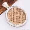 Pendentif rond en Aragonite Candy Pendentifs pierres naturelles BK52.1