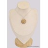 Pendentif rond en Aragonite Candy Pendentifs pierres naturelles BK52.1