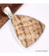 Pendentif triangulaire en Aragonite Candy Pendentifs pierres naturelles BK52.2