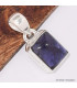 Pendentif en Iolite cabochon rectangulaire Bijoux en Iolites ou Cordiérite BK53.2