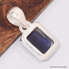 Pendentif en Iolite cabochon rectangulaire 