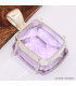 Pendentif Améthyste Rose de France facettée rectangulaire Pendentifs pierres naturelles BK55.1