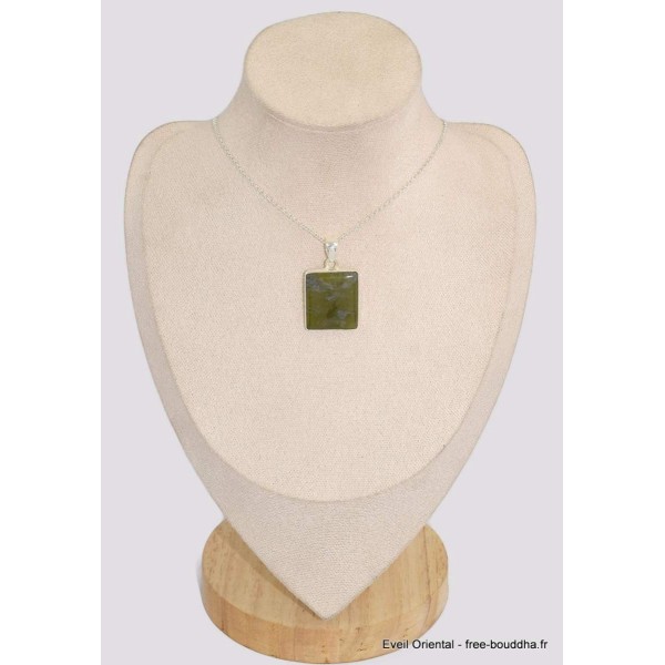 Pendentif Vasonite rectangulaire Pendentifs pierres naturelles BK56