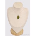 Pendentif Vasonite Vésuvianite forme libre Pendentifs pierres naturelles BK56.1