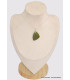 Pendentif Vasonite Vésuvianite triangulaire Pendentifs pierres naturelles BK56.2
