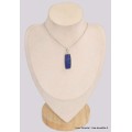 Pendentif Lapis lazuli brut rectangulaire grade AAA Pendentifs pierres naturelles BK57