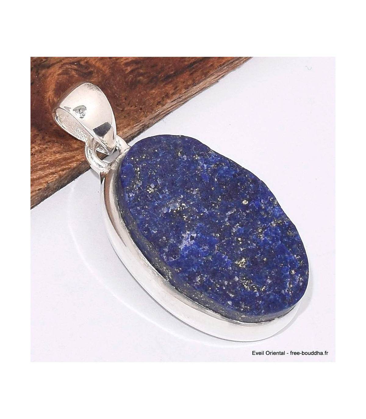 Pendentif En Argent Sterling Avec Pierre Naturelle Lapis-Lazuli – Taille 1 Cm – Symbolique Paix Et Chance – Cadeau Élégant - 4