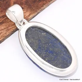 Pendentif Lapis lazuli brut bleu outremer grade AAA - Pendentifs pierres naturelles