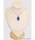 Pendentif Lapis lazuli brut bleu outremer grade AAA Bijoux en Lapis-lazuli BK57.4