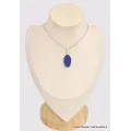 Pendentif Lapis lazuli brut bleu outremer grade AAA - Pendentifs pierres naturelles
