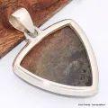 Pendentif Bois de Colla de Turquie ocre noir - Pendentifs pierres naturelles