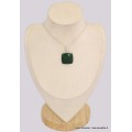 Pendentif carré en Aventurine Bijoux en Aventurine BK59.2