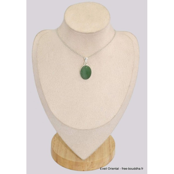 Pendentif oval en Aventurine Bijoux en Aventurine BK59.3