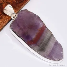 Long pendentif en Super Seven tranche grade AAA - Pendentifs pierres naturelles