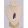 Long et grand pendentif Super Seven tranche grade AAA Pendentifs pierres naturelles BK60.2