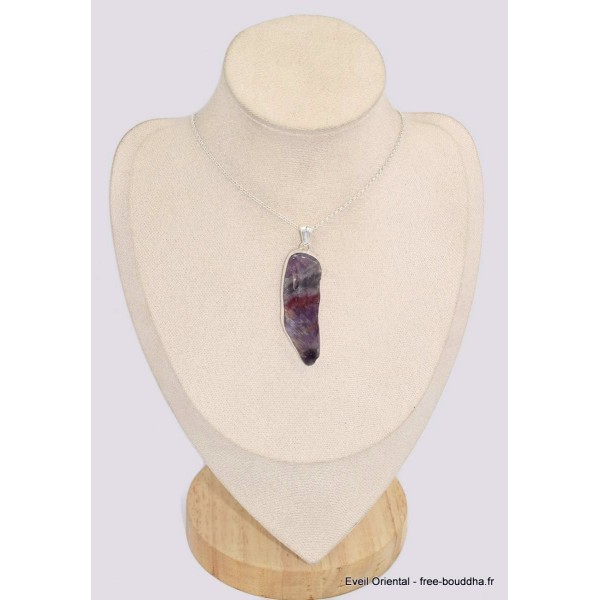 Grand pendentif cacochynite Super Seven grade AAA Pendentifs pierres naturelles BK60.8