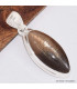Pendentif Pierre du Soleil Noire taille marquise Bijoux en Pierre du Soleil BK63.1