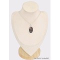 Pendentif Labradorite Spectrolite ovale rouille bleue Pendentifs pierres naturelles BK64.1