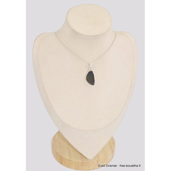 Pendentif Labradorite Spectrolite aurores boréales Bijoux en Labradorite BK64.2