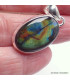 Pendentif Labradorite Spectrolite ovale aurores boréales Bijoux en Labradorite BK64.3