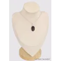 Pendentif Labradorite Spectrolite ovale aurores boréales - Bijoux en Labradorite