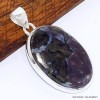 Pendentif Merlinite Mystique Gabbro forme ovale Bijoux en Merlinite Mystique Gabbro BK61.5