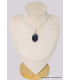 Pendentif Merlinite Mystique Gabbro forme ovale Bijoux en Merlinite Mystique Gabbro BK61.5