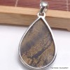 Pendentif goutte Jaspe Pinceau (paintbrush) Bijoux en Jaspe BK67