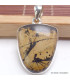 Pendentif Jaspe Pinceau semi-oval Bijoux en Jaspe BK67.1
