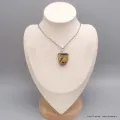 Pendentif Jaspe Pinceau semi-oval - Bijoux en Jaspe