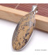 Pendentif Jaspe Pinceau oval allongé Bijoux en Jaspe BK67.2