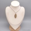 Pendentif Jaspe Pinceau oval allongé Bijoux en Jaspe BK67.2