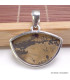 Pendentif Jaspe Pinceau semi-rond Bijoux en Jaspe BK67.3
